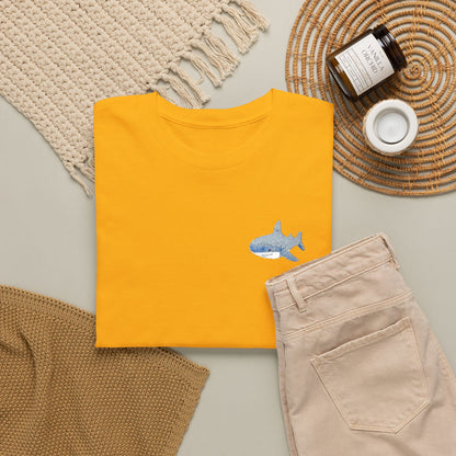Embroidered Shork Tee