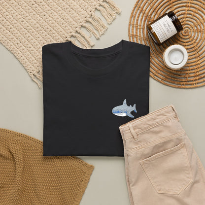 Embroidered Shork Tee